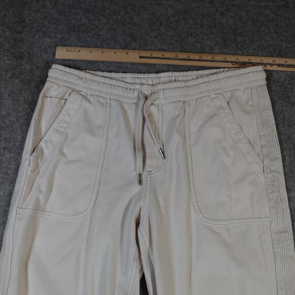 Athleta Pants Womens 12 Tall Farallon Jogger Off White Athleisure Pull On - Picture 2 of 11